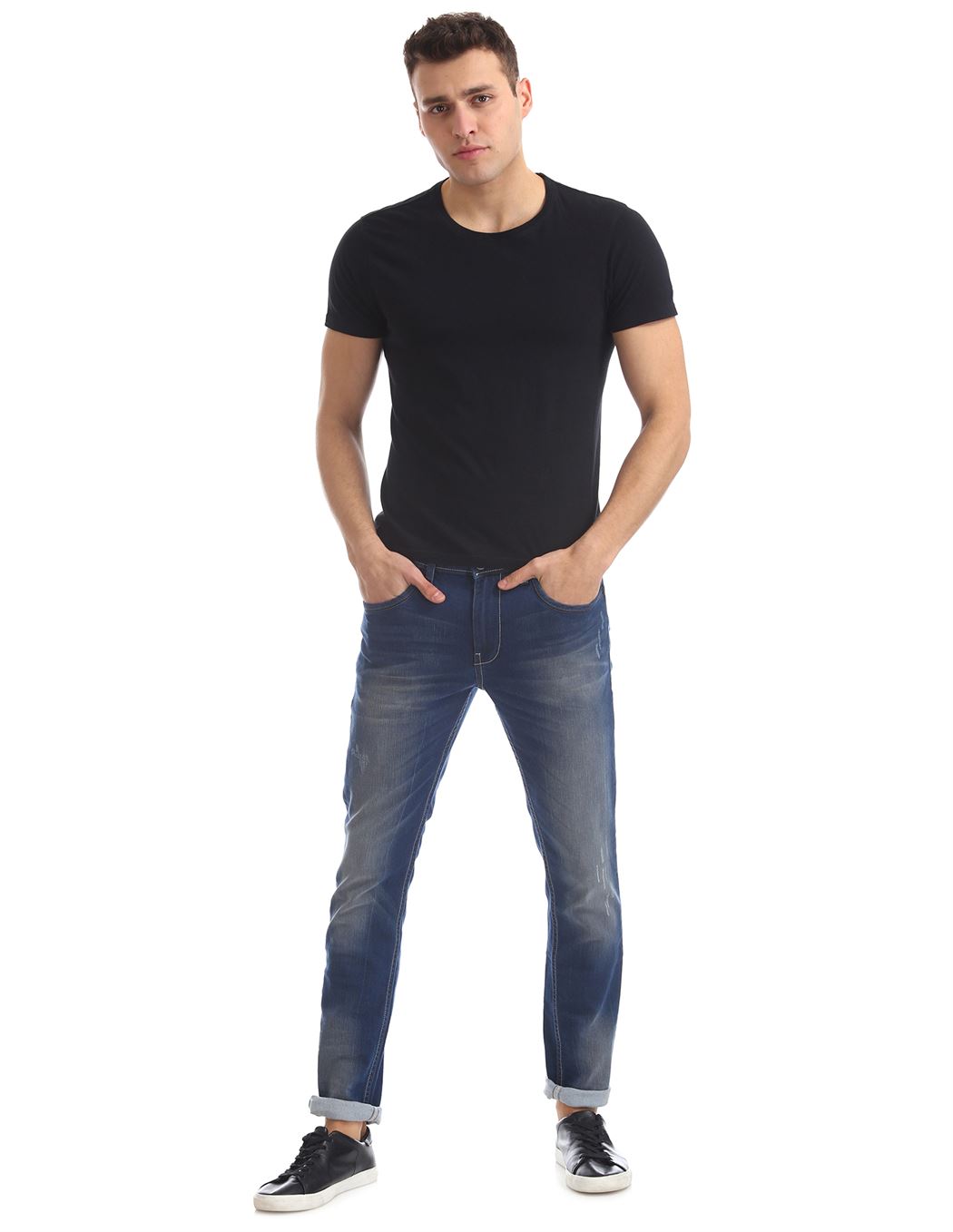 Ed Hardy Men Casual Wear Solid  Jeans